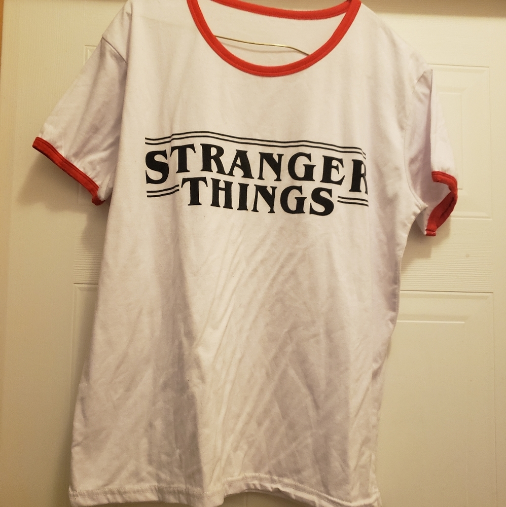 Women's Stranger Things ringer tee